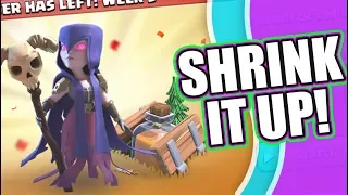 Shrink it Up with Shrink Traps | Clash of Clans New Update [Witches in Builder's Hut]