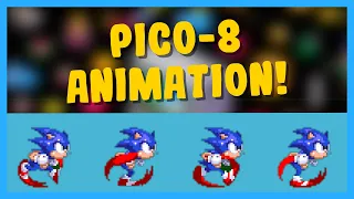 How to Animate in Pico-8 - Basic Animated Sprite Tutorial for Beginners