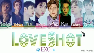 EXO (엑소) - 'LOVE SHOT' (Color Coded Lyrics Eng/Rom/Han/가사)