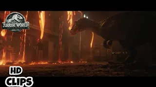 Jurassic World : Fallen Kingdom (2018) - Attack of boryonyx Scene and Volcano Eruption