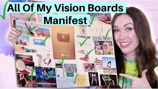 VISION BOARD SUCCESS SECRETS for Your 2024 New Year Goals | Every VISION BOARD I Make MANIFESTS!