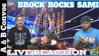 Brock Lesnar attacks Sami Zayn Before facing Roman Reigns - LIVE REACTION | Smackdown 12/3/21