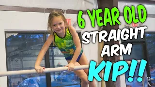 Coach Life: 6 Year Old Gymnast Does Her Kip| Rachel Marie