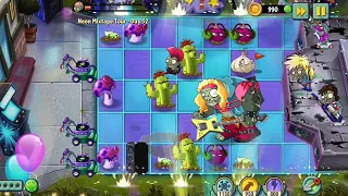 PLANTS VS ZOMBIES 2 GAMEPLAY - ADVENTURE NEON MIXTAPE TOUR VS BOSS #pvz2 #adventure #boss #bossfight