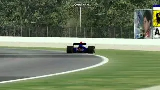 IMOLA 1994 CRASH roland_ratzenberger na Curva Tamburello.avi