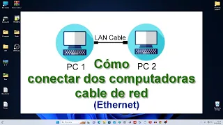 ✨Como Crear una Red local y Compartir Archivos con el Cable de Red 🔥con Alta Velocidad