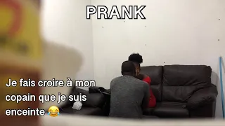 PRANK:JE FAIS CROIRE À MON COPAIN QUE JE SUIS ENCEINTE 😂 #prank #jeprankmonmecjesuisenceinte#prank