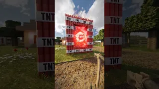 Realistic TNT Portal / Minecraft RTX #minecraft #minecraftrealistic