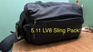 5.11 LV8 Sling Pack (with Modifications)