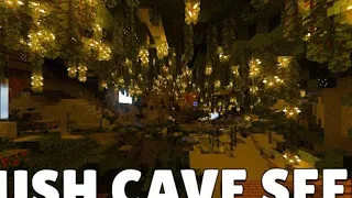 The LUSH CAVE seed Minecraft v1.17+