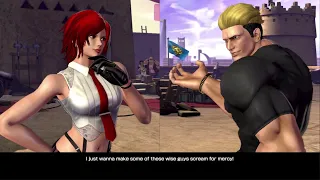 King of Fighters XIV - Vanessa vs Yamazaki (Story Intro)(DLC)