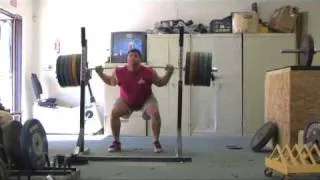 Raw Squat  250 kg  x 5 reps  /  551 lbs