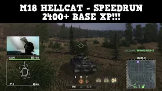 M18 Hellcat "SPEEDRUN WIPE OUT" Gameplay at "PROKHOROVKA" map - WoT Console