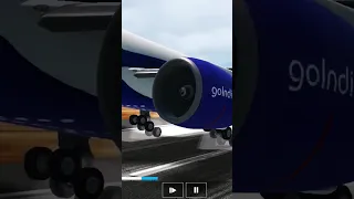 🔥Takeoff🔥 🇮🇳 Indigo Boeing 777-300ER At Mumbai Intr Airport in RFS #rfs #shorts