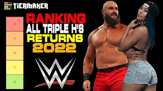 WWE TIER LIST 2022! RANKING EVERY WRESTLER TRIPLE H HAS BROUGHT BACK! #WWE #RAW #SMACKDOWN