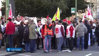 Unser Warnstreik in der ARD Tagesschau vom 02.03.2015