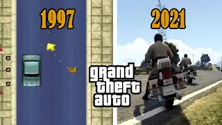 Evolution Game Grand Theft Auto 1997 to 2021 || Evolution Of Games