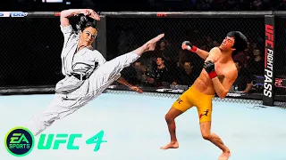 UFC4 Bruce Lee vs Taekwando Girl EA Sports UFC 4 PS5