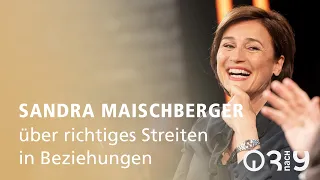 Sandra Maischberger über Streit in der Beziehung // 3nach9