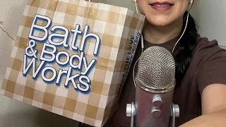 ASMR HAUL Bath & Body Works 🛍️ Whisper, Gum Chewing Relaxing Sounds
