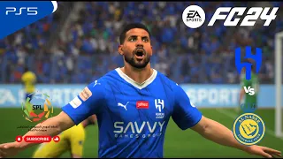 FC 24 | Al Hilal vs Al Nassr fc - Saudi Pro League 23/24 | UHD PS5 game play #alhilal #alnassr #cr7