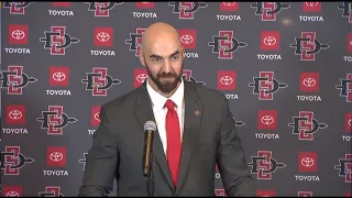 Sean Lewis introduced as San Diego State Aztecs football head coach | Full press conference