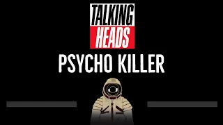 Talking Heads • Psycho Killer (CC) 🎤 [Karaoke] [Instrumental Lyrics]