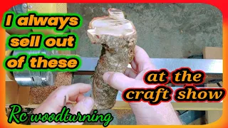 wood turning an easy project that always sells out at craft shows