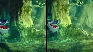 Rayman Legends - Switch vs. Wii U - Visual Comparison (Direct-Feed Gameplay)