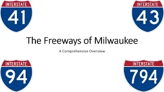 Wiz Webinar: The Freeways of Milwaukee, WI (Part 1/3)