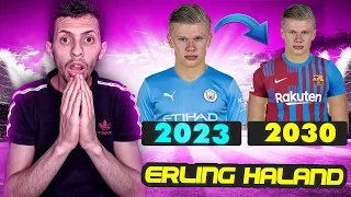 I REPLAYED the Career of ERLING HAALAND... in FIFA 22! 🇳🇴