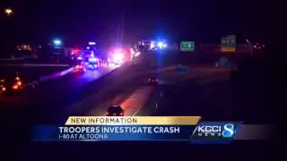 Crash closes interstate for hours