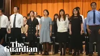 Hong Kong students sing over national anthem with ’Do You Hear The People Sing’