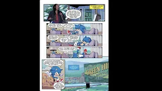 Couple Pages From The Sonic Movie 2 Pre-Quill IDW Comic!