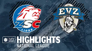 ZSC Lions - EV Zoug 1-2 SO (0-0; 0-1; 1-0)