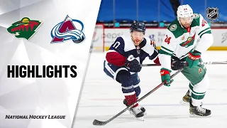 Wild @ Avalanche 2/24/21 | NHL Highlights