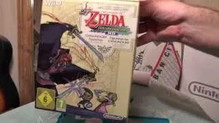 Распаковка The Legend of Zelda The Wind Waker HD Limited Edition для WiiU