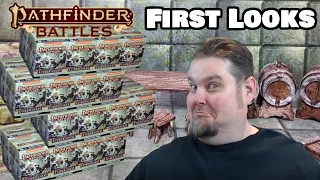 Pathfinder Battles Miniatures First Look --- The Lost Coast Full Case Unboxing Part 1