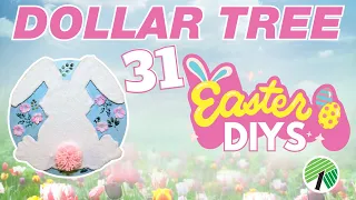 Crafty Easter 2024! 31 Easter Dollar Tree DIYS: Spring Floral, Coffee Bar, Coastal