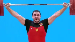 Samvel Gasparyan (ARM) – 390kg 5th Place – 2019 World Weightlifting Championships – Men's 102 kg