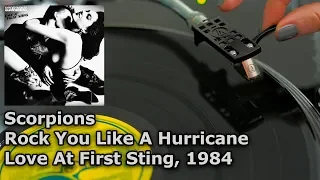 Scorpions ‎- Rock You Like A Hurricane - Love At First Sting, 1984 (Vinyl video, 4K, 24bit/96kHz)