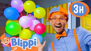 Colorful Balloons Everywhere!! | Blippi - Kids Playground | Educational Videos for Kids