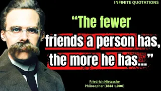 Friedrich Nietzsche's Megical Quotes You should know Before you Get Old | Infinite quotations |