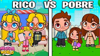 ROTINA RICO VS POBRE | HISTORINHAS AVATAR WORLD