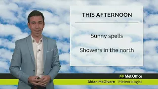 Thursday afternoon forecast - 24/08/17