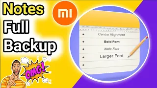 how to backup your mobile notes - Easy way to backup Mi Keep notes  2023