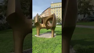 The Sculpture "Förvandlingar" (1984) by Christ Gibson in Vasastan, Stockholm, Sweden
