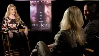 Futurepreviews Amber Bollard interview for the new movie 'Replicas' Keanu Reeves and Alice Eve.