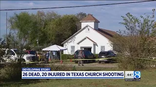 26 dead after gunman opens fire on TX church