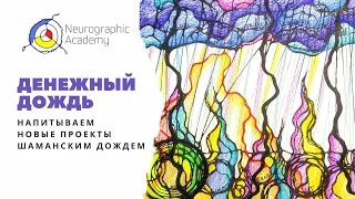 Нейрографика класс. Денежный дождь. Нейродождь. Напитываем шаманским дождем новые проекты.